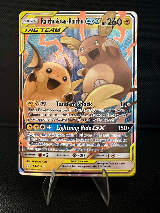 Raichu & Alolan Raichu GX - 54/236