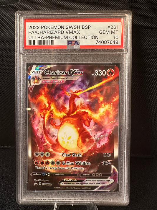 PSA 10 - Charizard VMAX #SWSH261 EN Promo (Sword and Shield Promos)